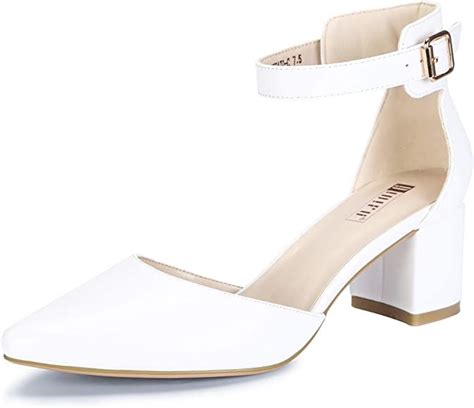 White heel shoes amazon - Amazon.ae: white shoes chunky heels. ... Heels for Women Pointed Toe Chunky Heels Pump Shoes, White, 8.5. 3.0 out of 5 stars 7. No featured offers available AED 146.45 (2 new offers) DREAM PAIRS. Women's Mila Low Chunky Heel Pump Shoes, White Pu, 9.5. 4.1 out of 5 stars 89. AED 292.00 AED 292. 00.
